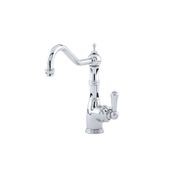 Perrin & Rowe - Aquitaine Country 1 Hole Sink Mixer With Single Metal Lever gallery detail image