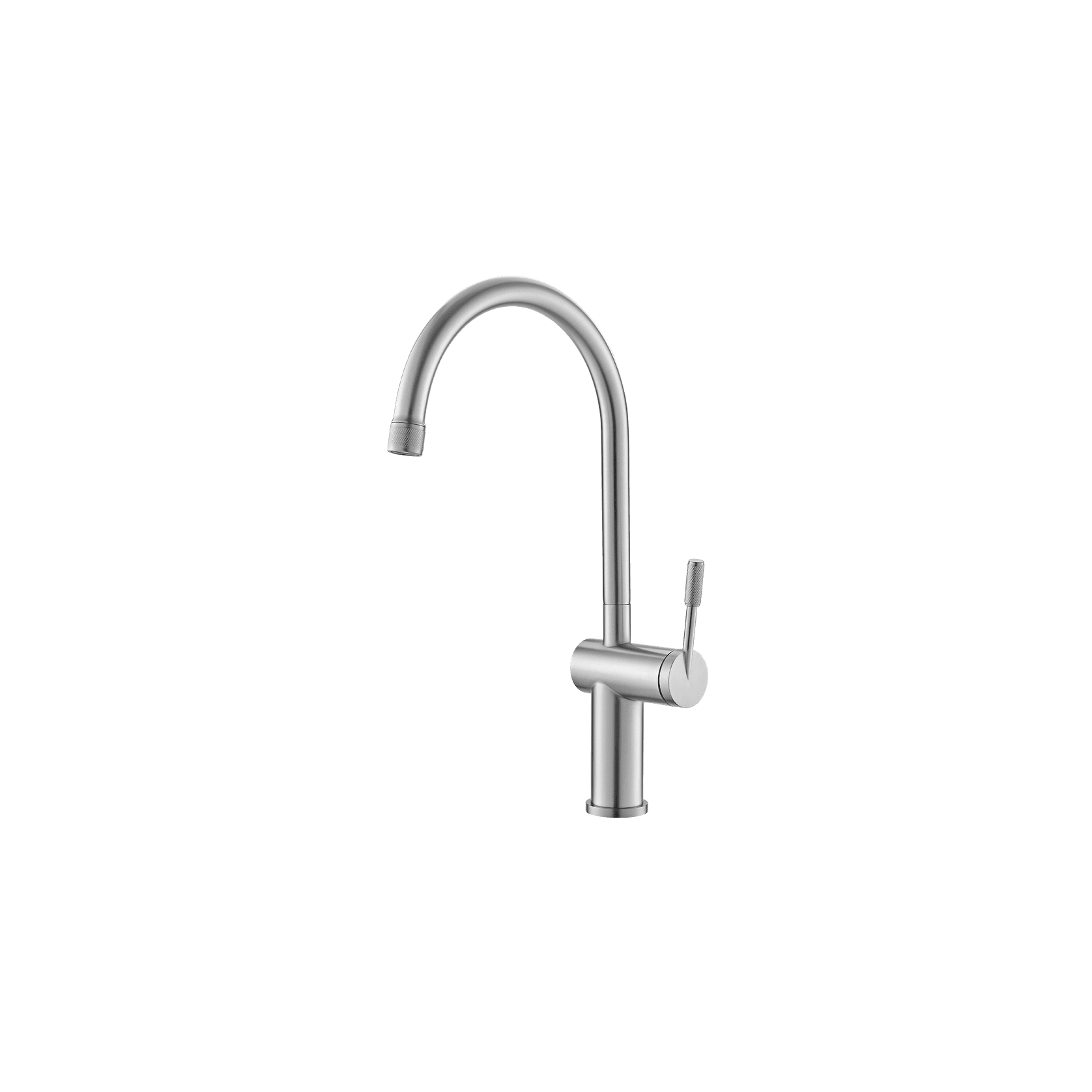 Rivet Gooseneck Kitchen Mixer Chrome gallery detail image