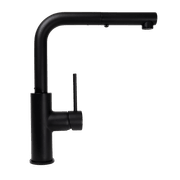 Nisa Square Pull Out Mixer Matte Black gallery detail image