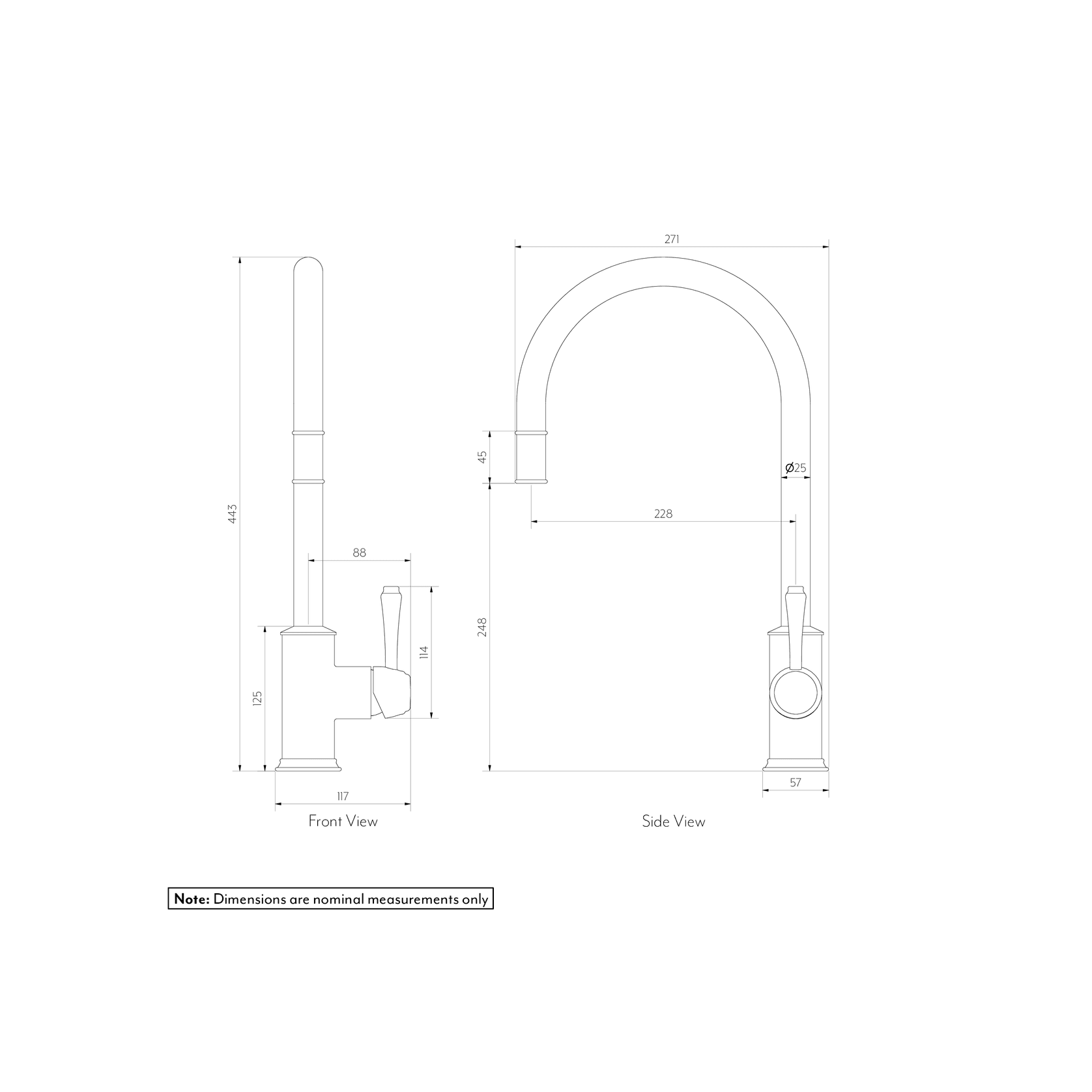 Kingsley Commercial Pull-Out Kitchen Mixer gallery detail image