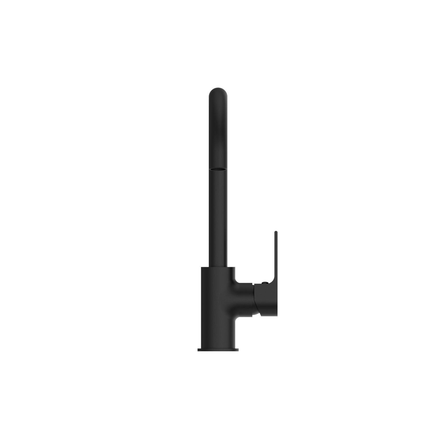 Bianca Kitchen Mixer Gooseneck Spout | Matte Black gallery detail image