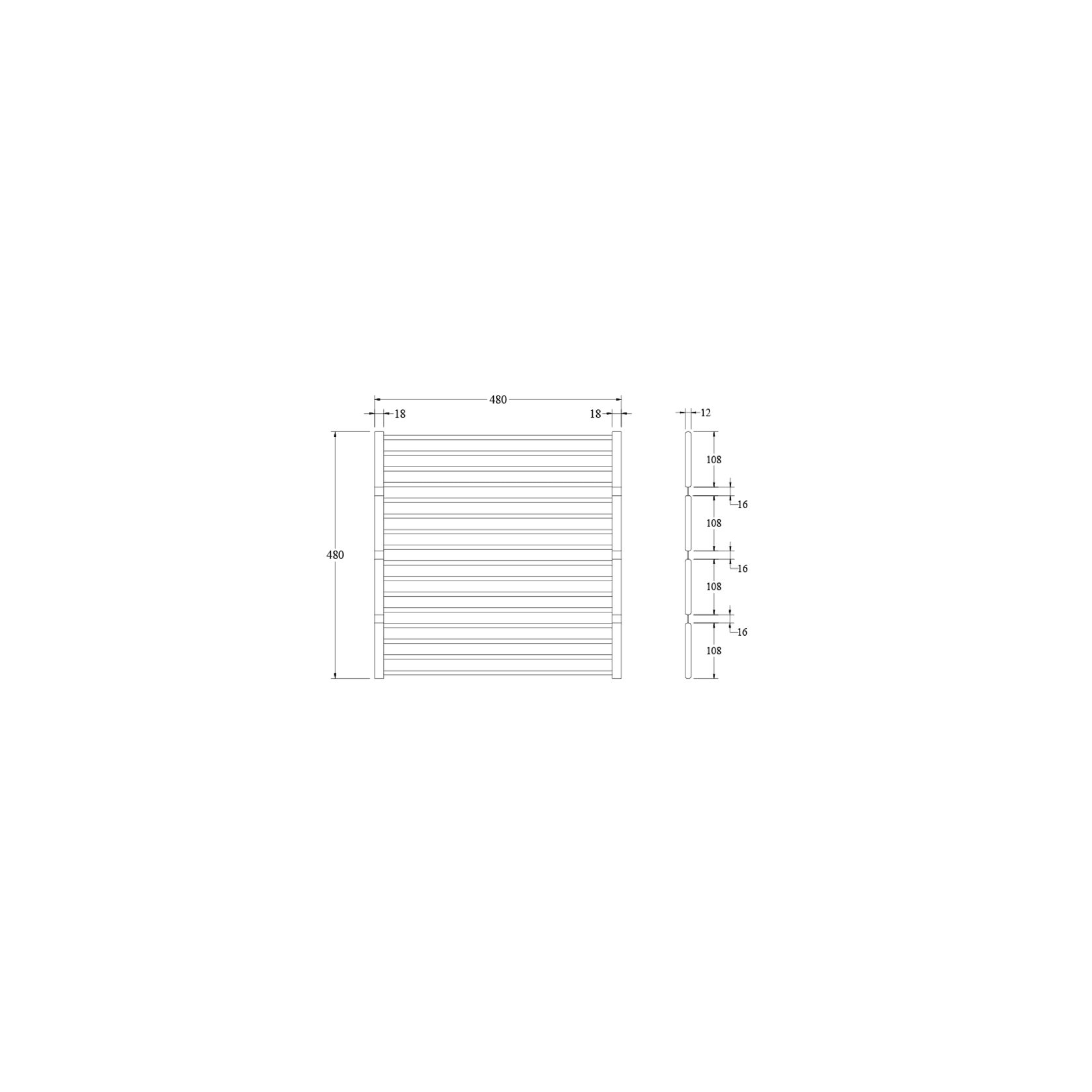 Aspen Roll-Up Hot Mat 480x480mm Brushed Stainless gallery detail image