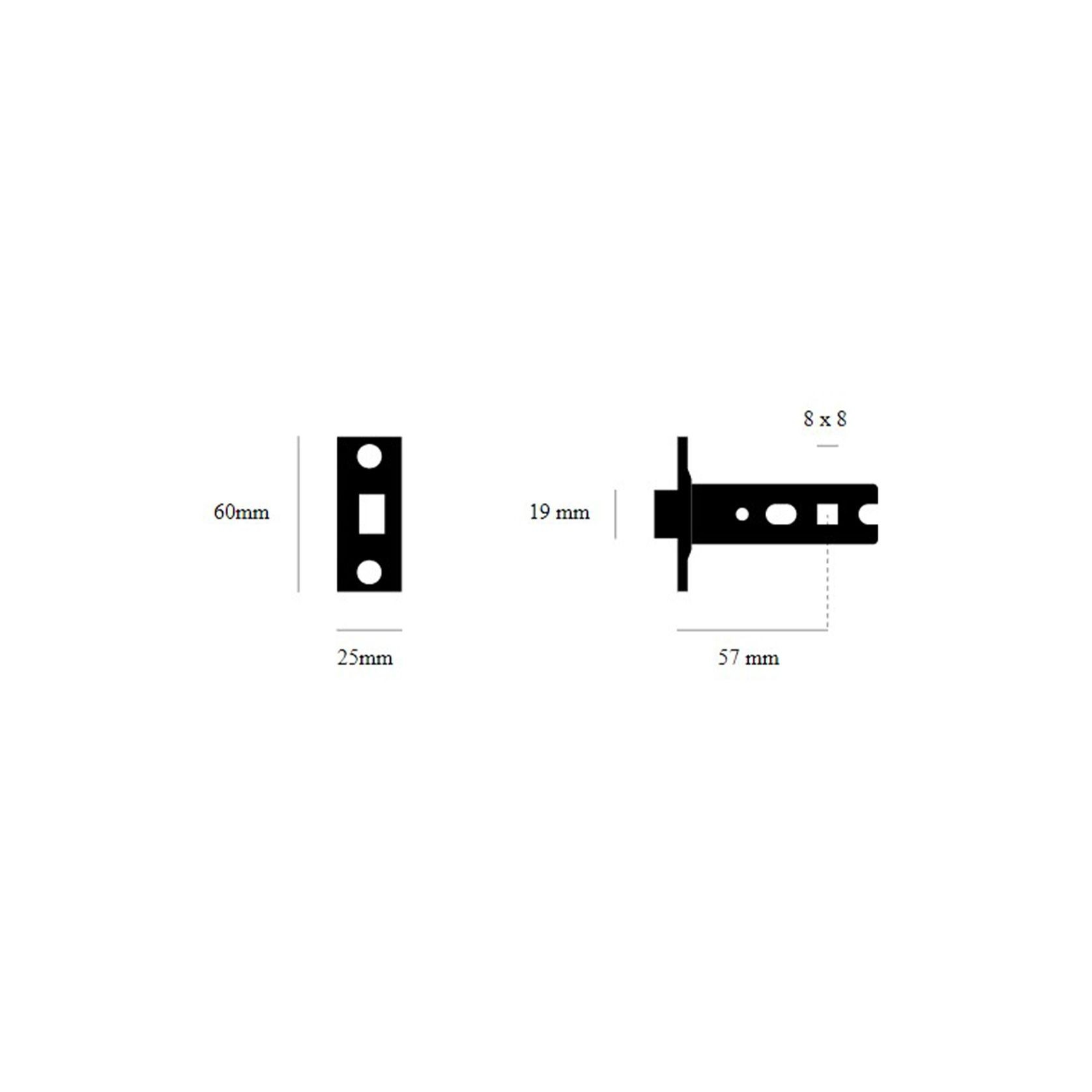 Buster and Punch Tubular Latch for Door Handle gallery detail image