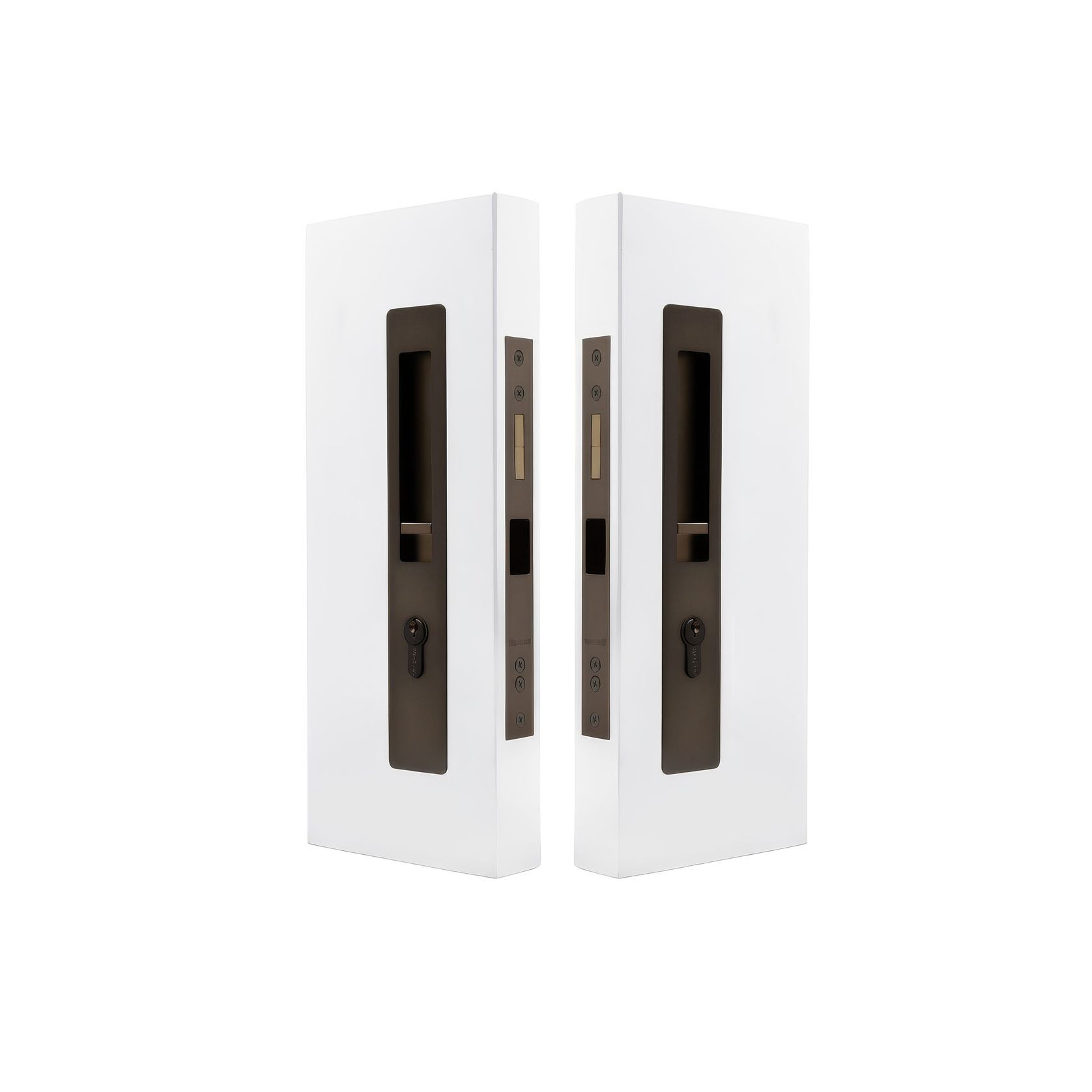 LUME - Locking Set - Integrated - 51-58mm Doors gallery detail image