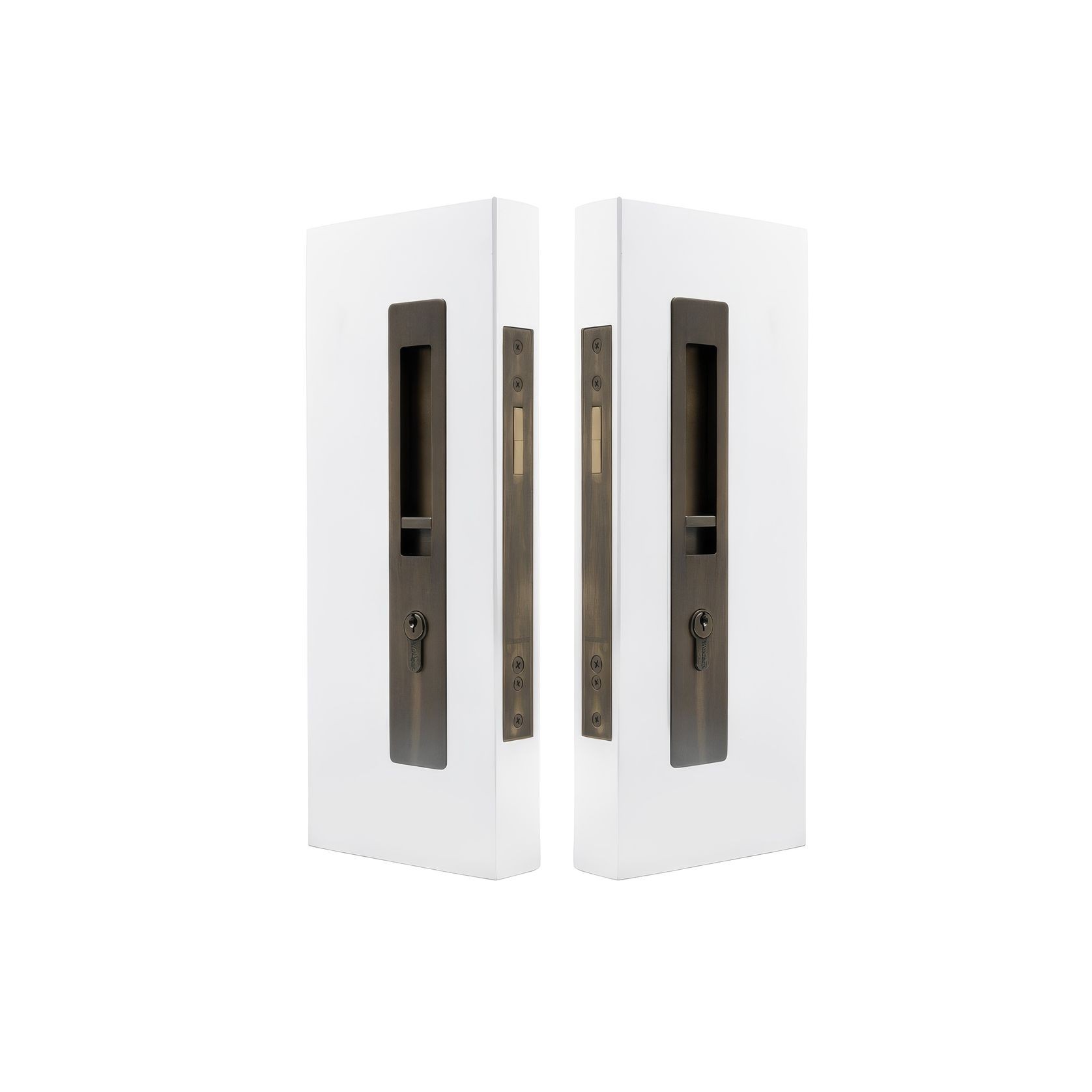 LUME - Locking Set - Integrated - 35-37mm Doors gallery detail image