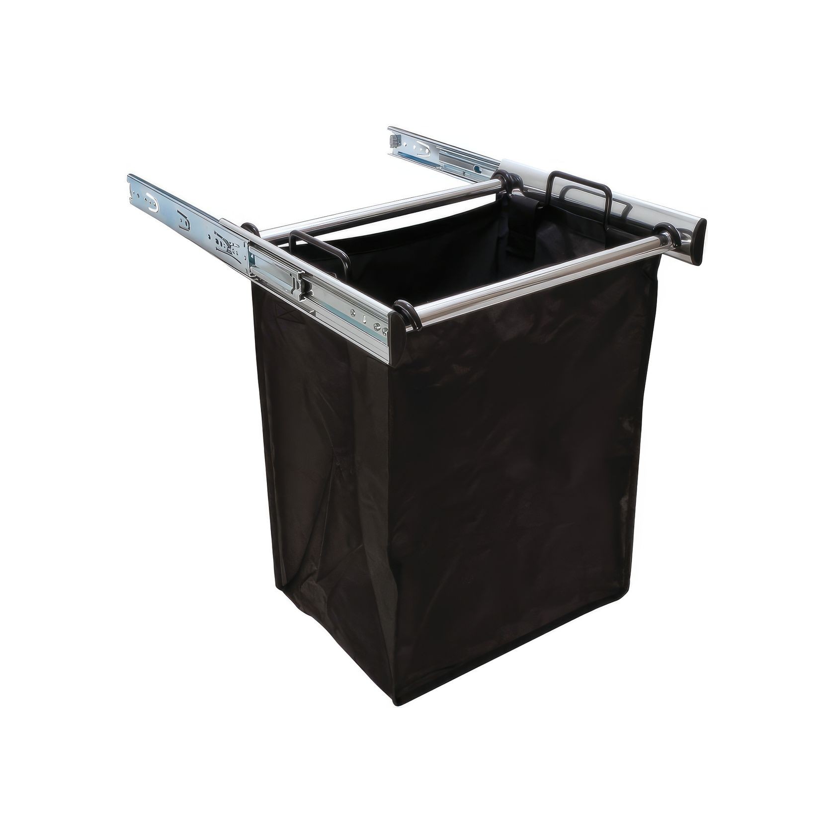 18" Pull-Out Hamper Polished Chrome gallery detail image