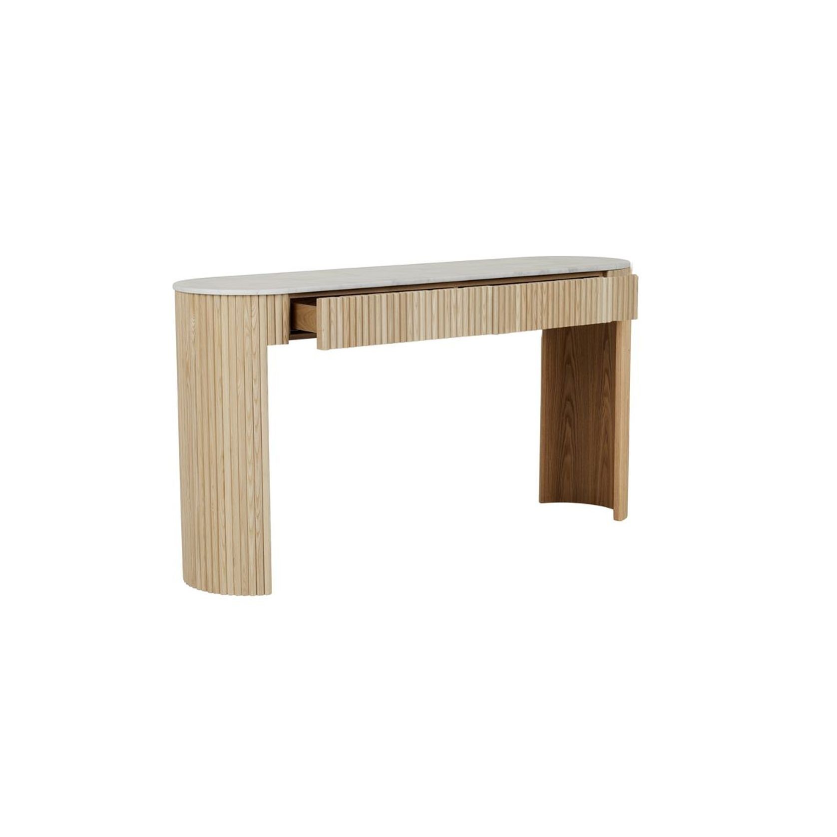 Benjamin Ripple Grand Marble Console gallery detail image