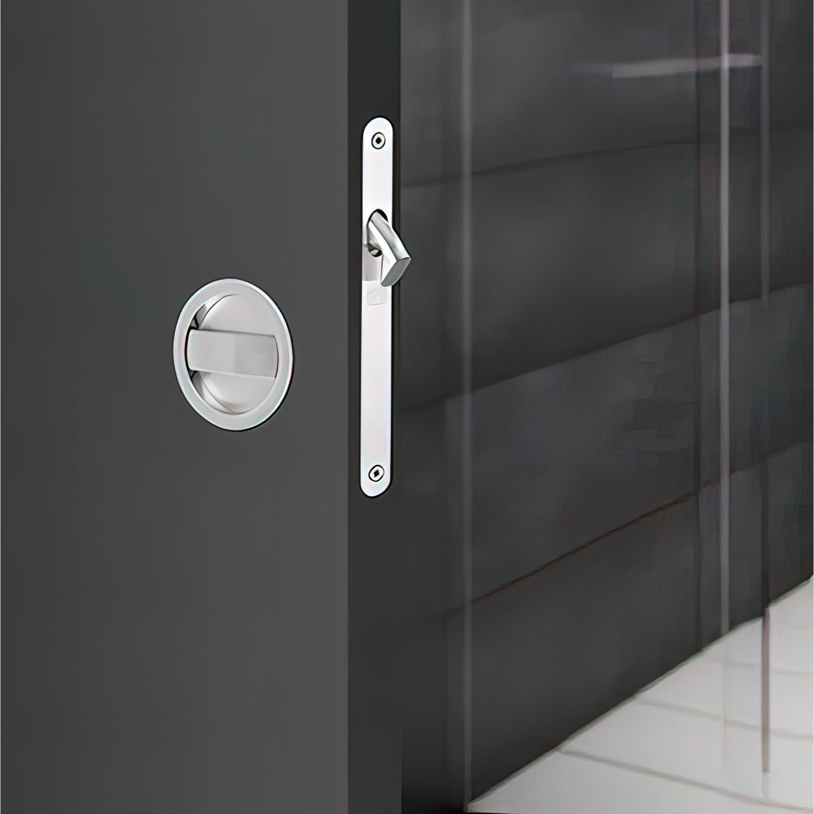 Zanda Zurich Door Handle Lever Set Satin Brass gallery detail image