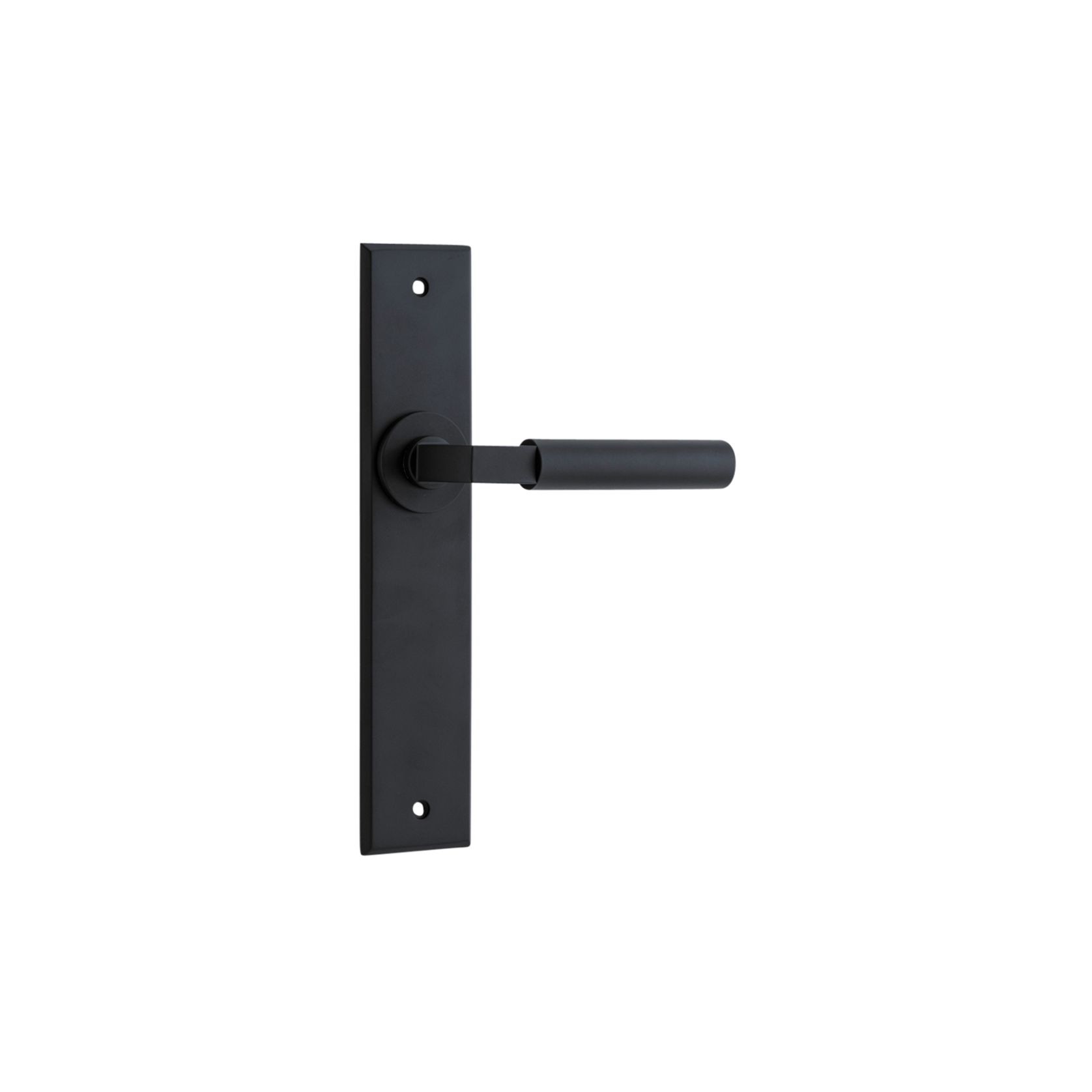 Iver Berlin Door Lever on Chamfered Backplate gallery detail image