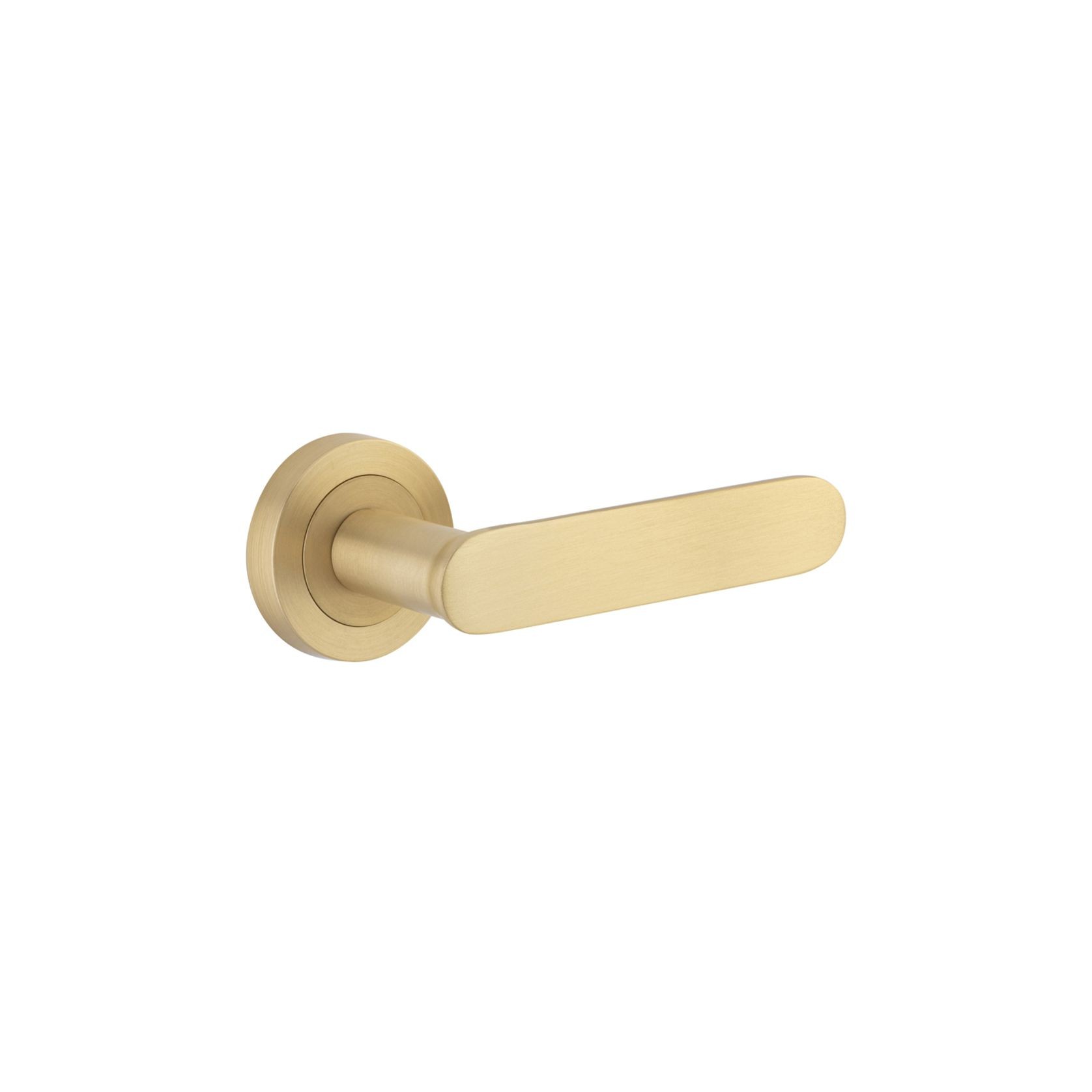 Iver Bronte Door Lever on Round Rose Passage gallery detail image