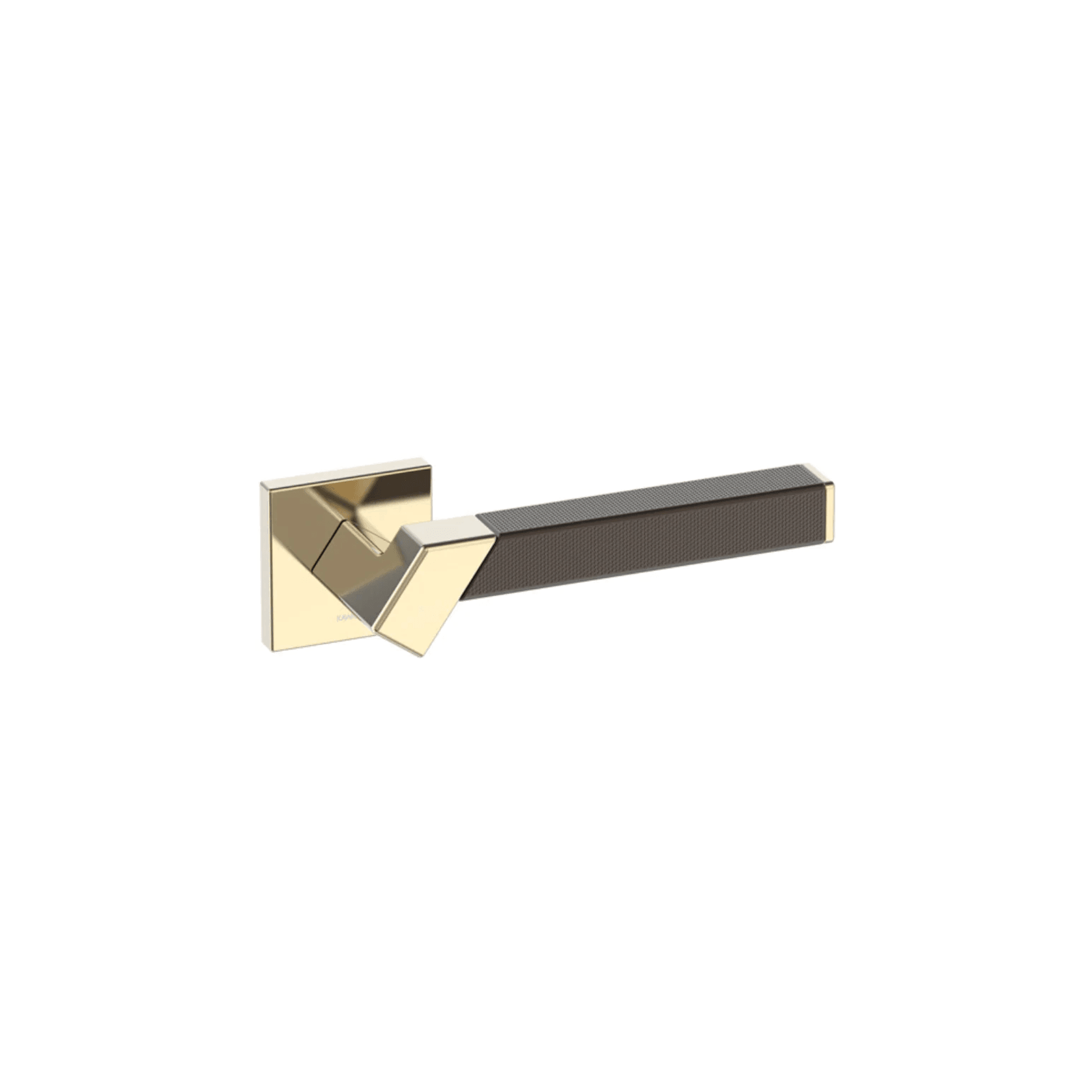 Kawajun Solid Brass and Triune Etched Door Leverset TBT gallery detail image