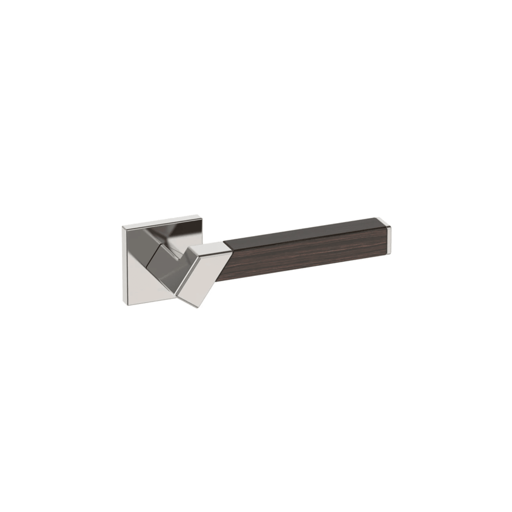 Kawajun Solid Brass and K-Wood Door Leverset TBT gallery detail image