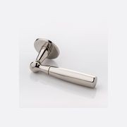 Joseph Giles - Bennett Solid Brass Door Lever Handle With Round Rose gallery detail image