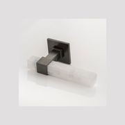 Joseph Giles - Collett Solid Brass & Marble Door Lever gallery detail image
