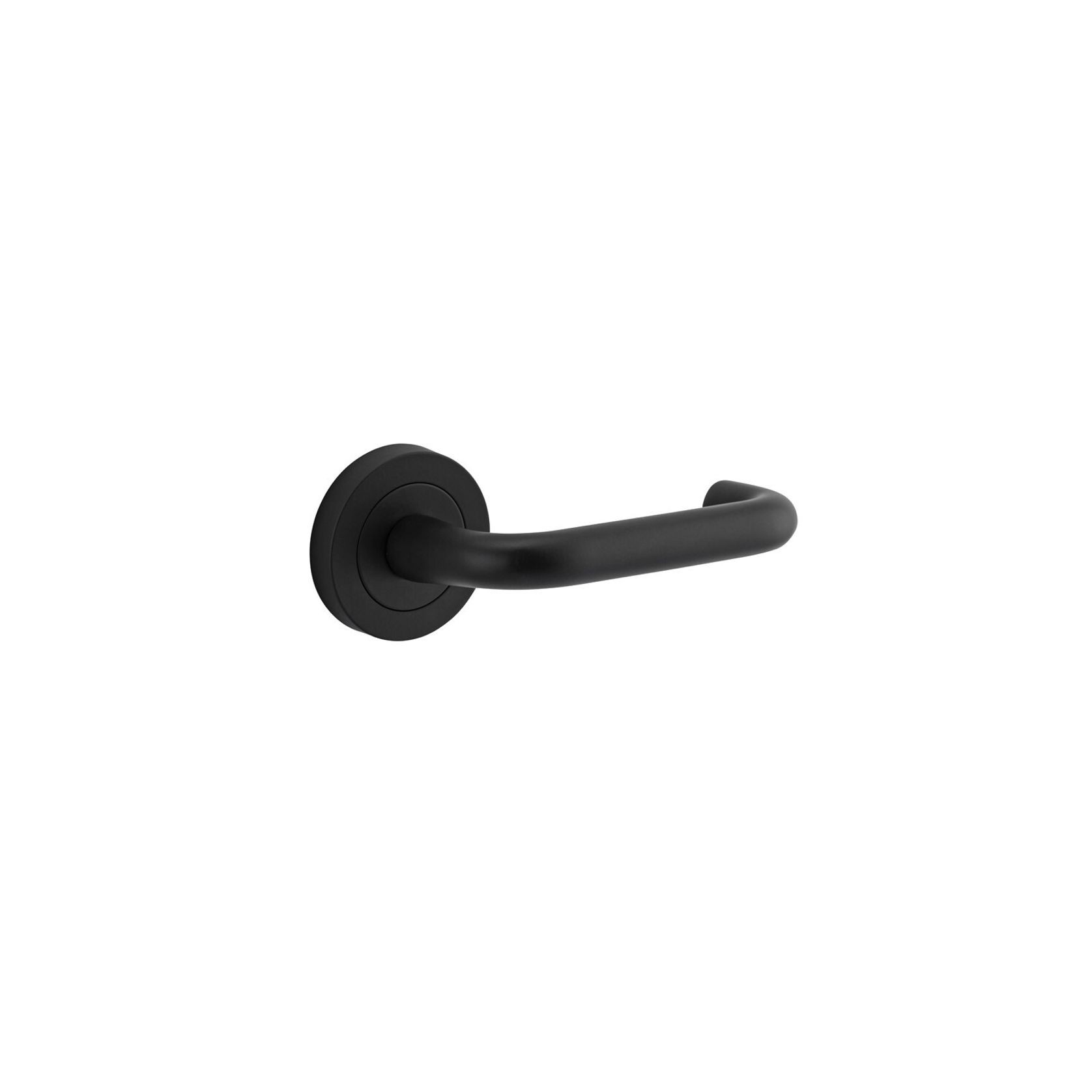 Iver Oslo Door Lever Handle On Round Rose Passage gallery detail image