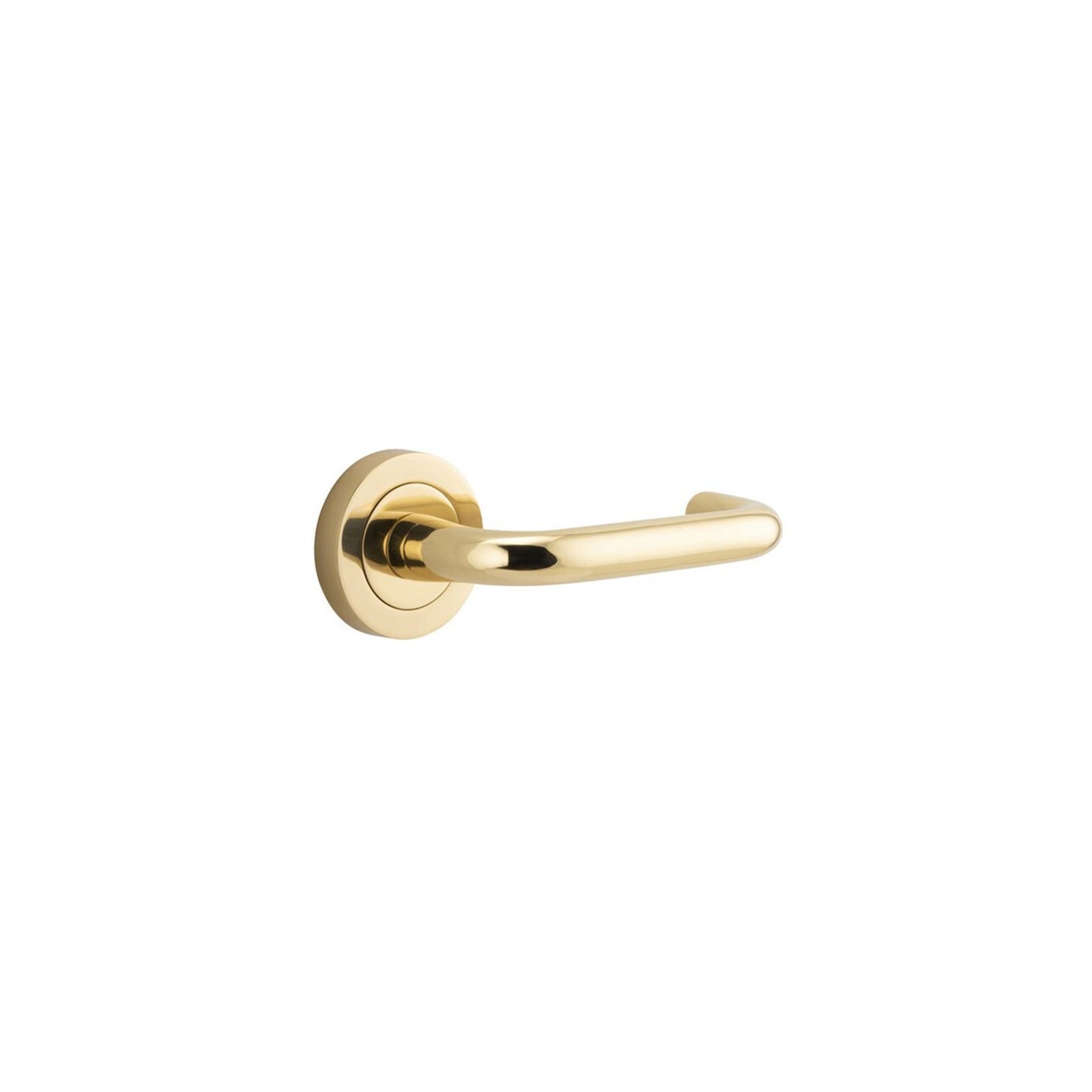 Iver Oslo Door Lever Handle On Round Rose Passage gallery detail image