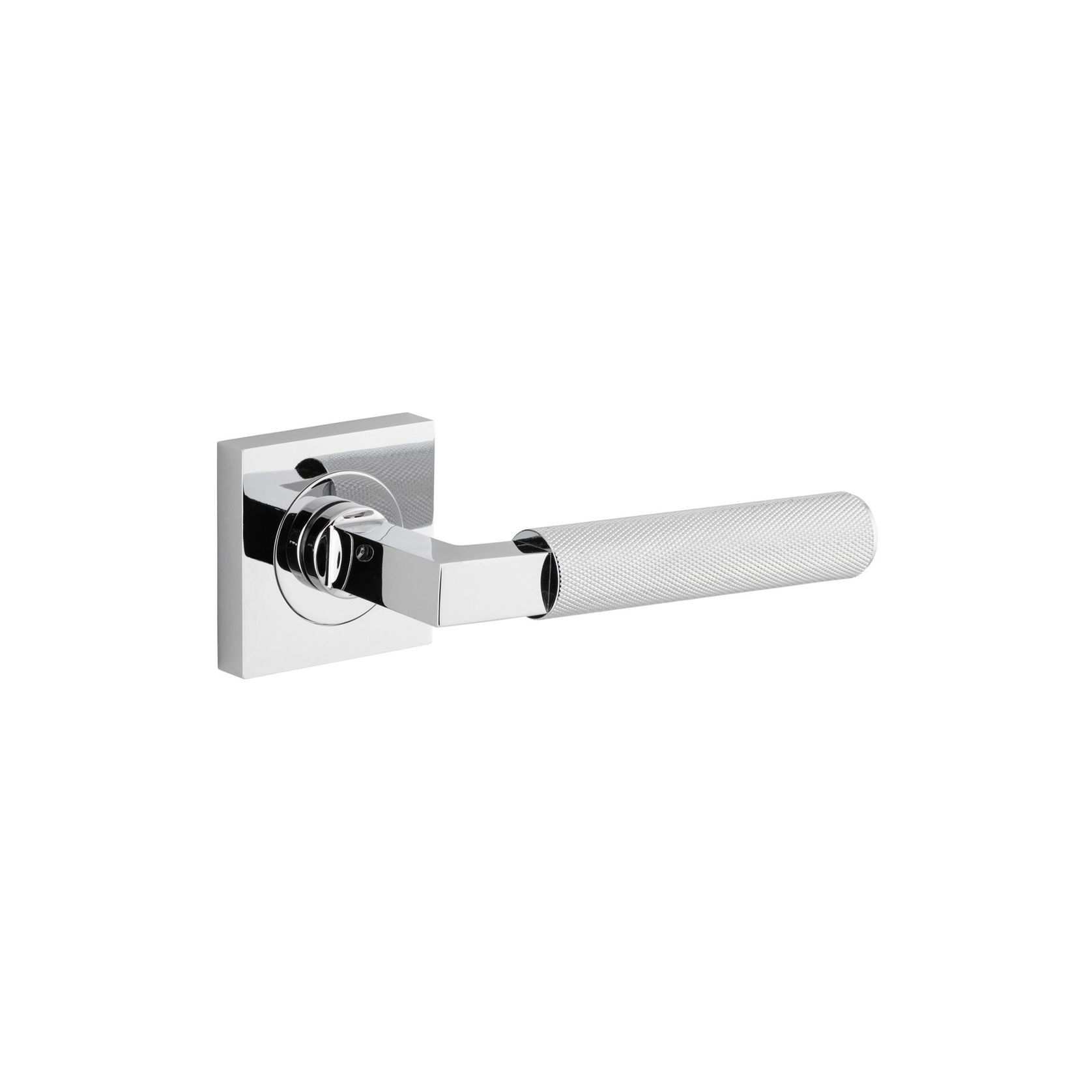 Iver Brunswick Door Lever Handle on Square Rose Passage gallery detail image
