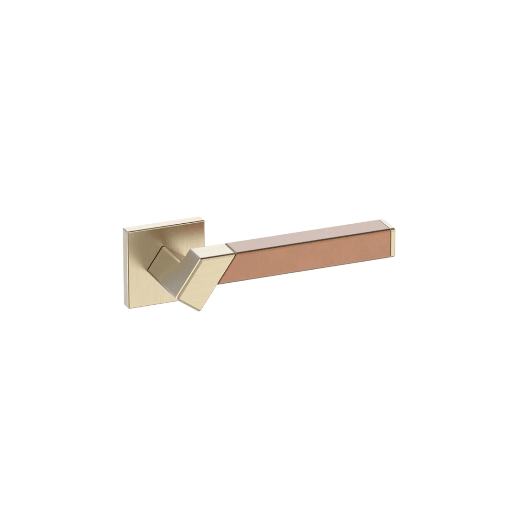 Kawajun Solid Brass and Vertigo Door Leverset TBT gallery detail image