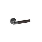 Kawajun Solid Brass and K-Wood Door Leverset TCC gallery detail image