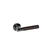 Kawajun Solid Brass and K-Wood Door Leverset TCC gallery detail image