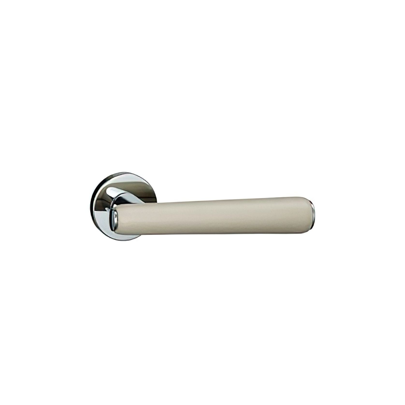 Kawajun Solid Door Leverset with Leather Handle MNC gallery detail image