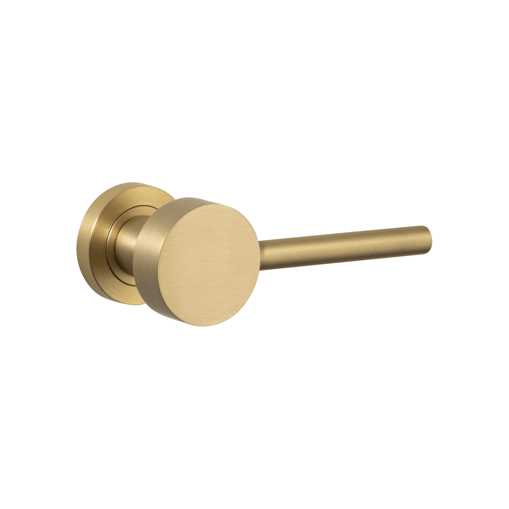 Geppetto Door Lever - Round Rose gallery detail image