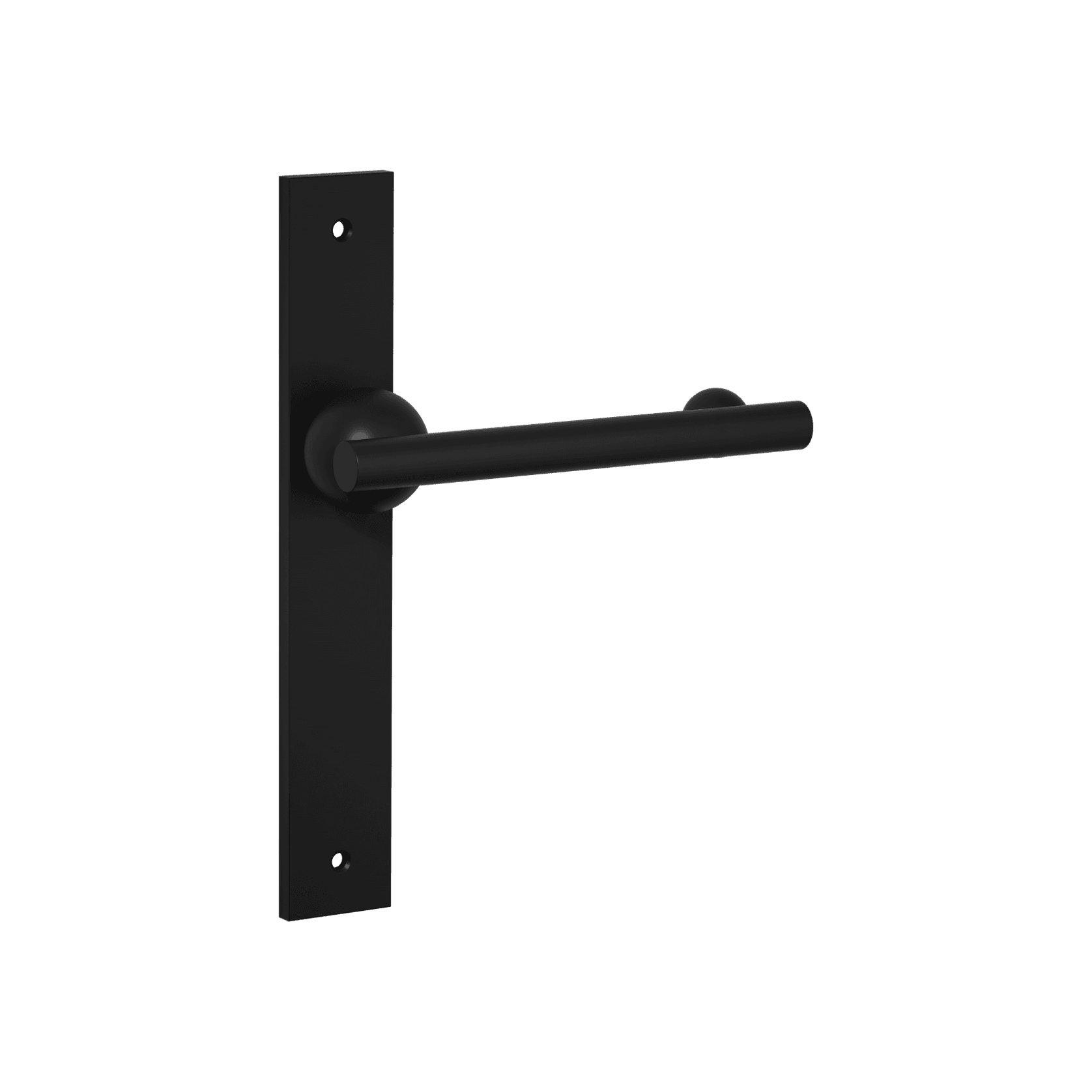 Futurismo Return Door Lever on Rectangular Backplate gallery detail image