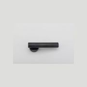 Straight Streaker Return Door Lever - Round Rose gallery detail image
