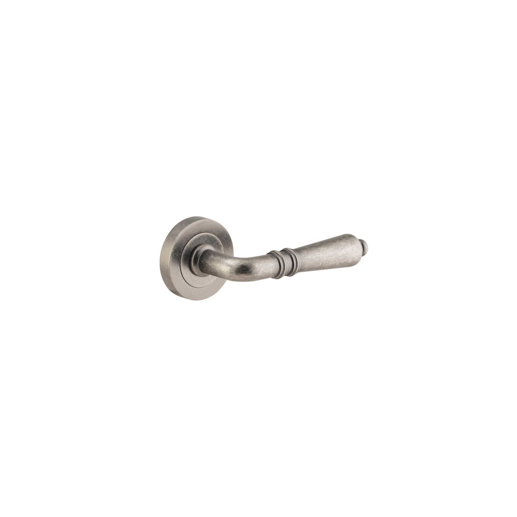 Sarlat Door Lever Round Rose gallery detail image