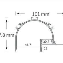 TL020 Vaulted Extrusion for Cove Lighting gallery detail image