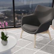 Flow Armchair - Dark Grey gallery detail image