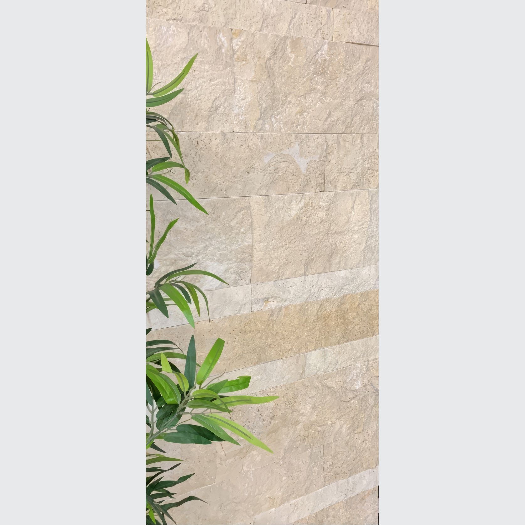 Latte Travertine Rockface | Cladding - Loose gallery detail image