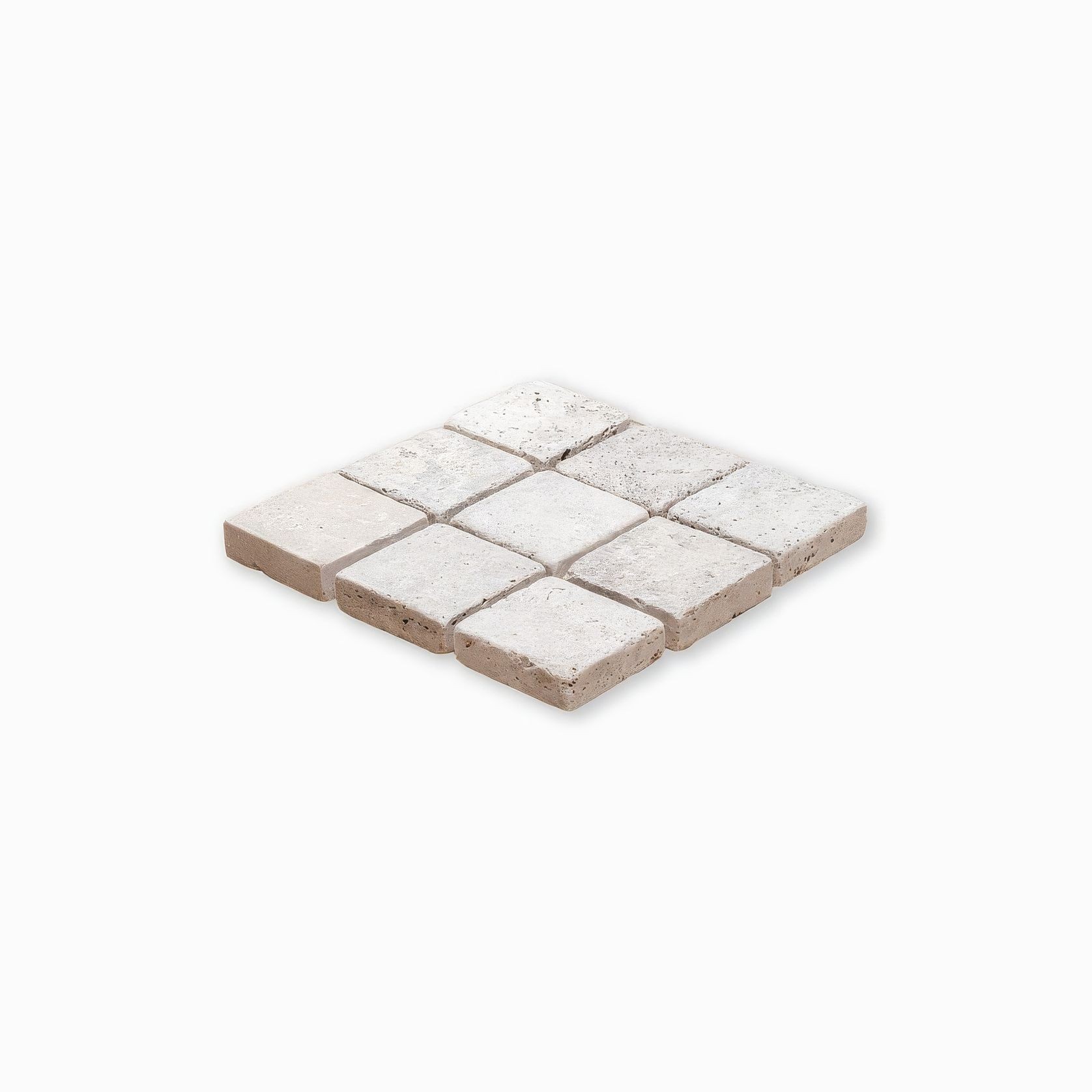 Platinum Travertine Tumbled | Cobblestones gallery detail image