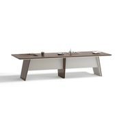 ANDERS Boardroom Table 320cm - Australian Gold Oak & Beige gallery detail image