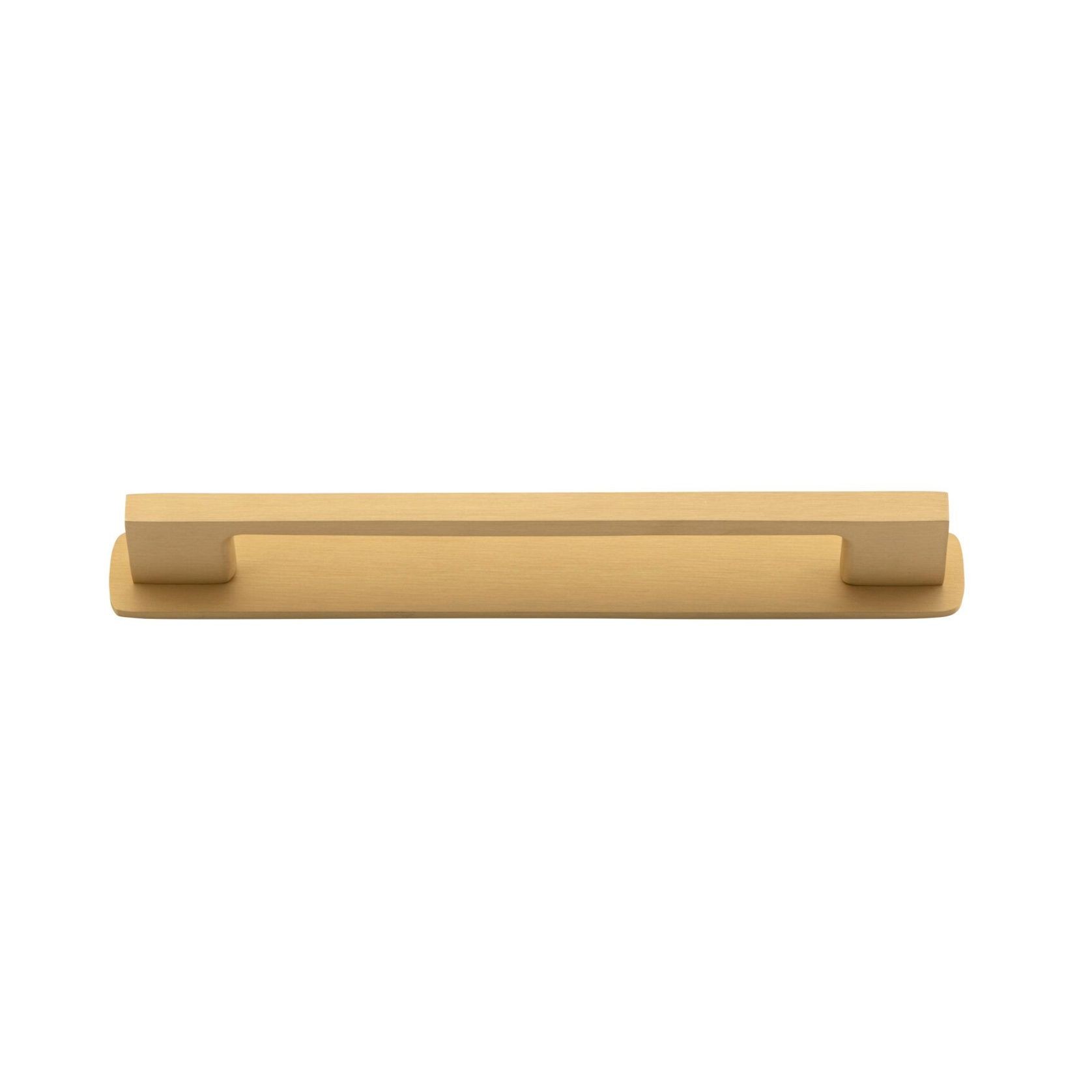 Cali Cabinet Pull with Backplate - CTC 160mm gallery detail image