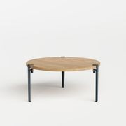 Tiptoe Round Coffee Table - Solid Oak gallery detail image