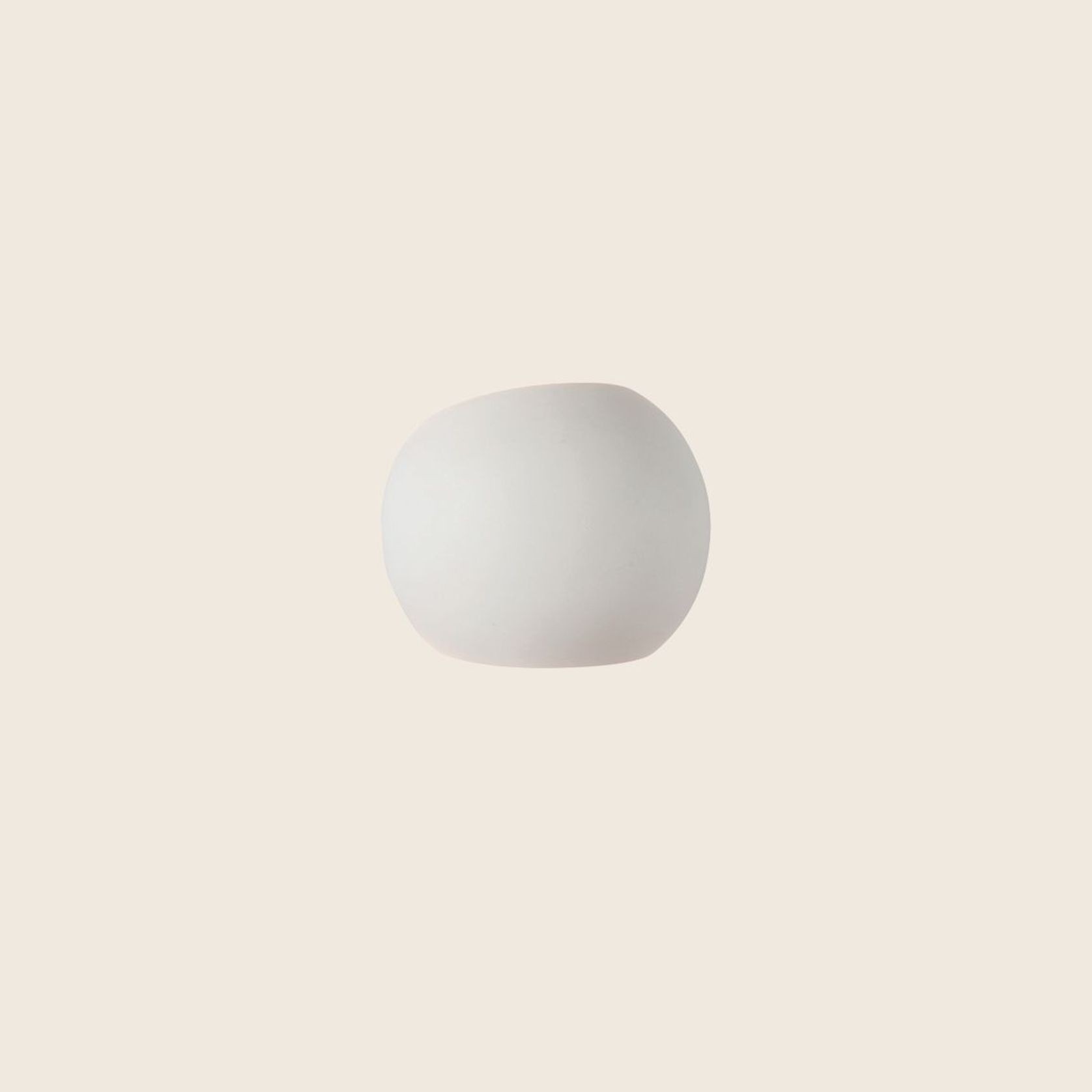 Olympia Sphere Gypsum Wall Light gallery detail image