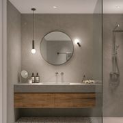 Moya Vanity Wall Light in Chrome gallery detail image
