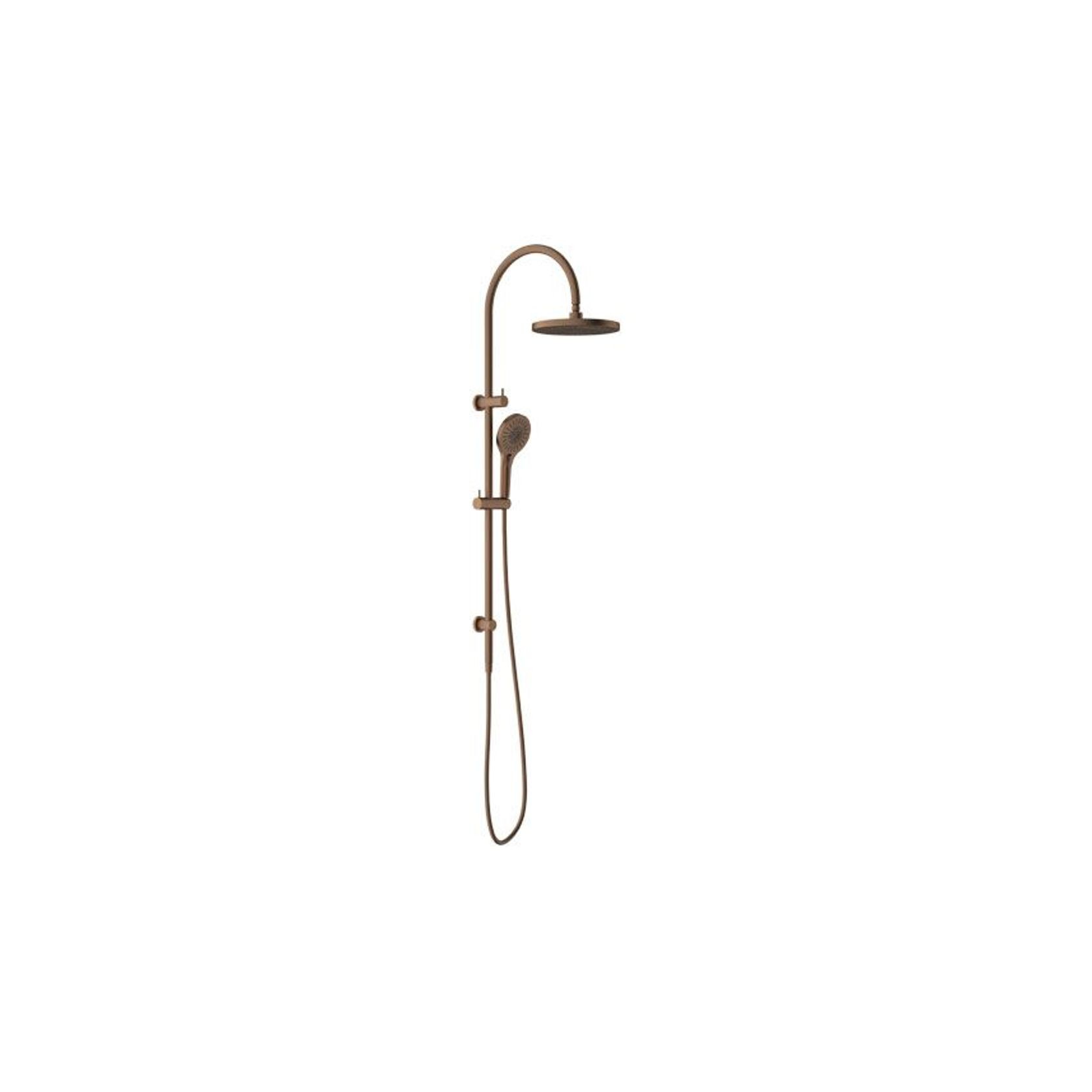 Opal Twin Shower Brushed Bronze gallery detail image