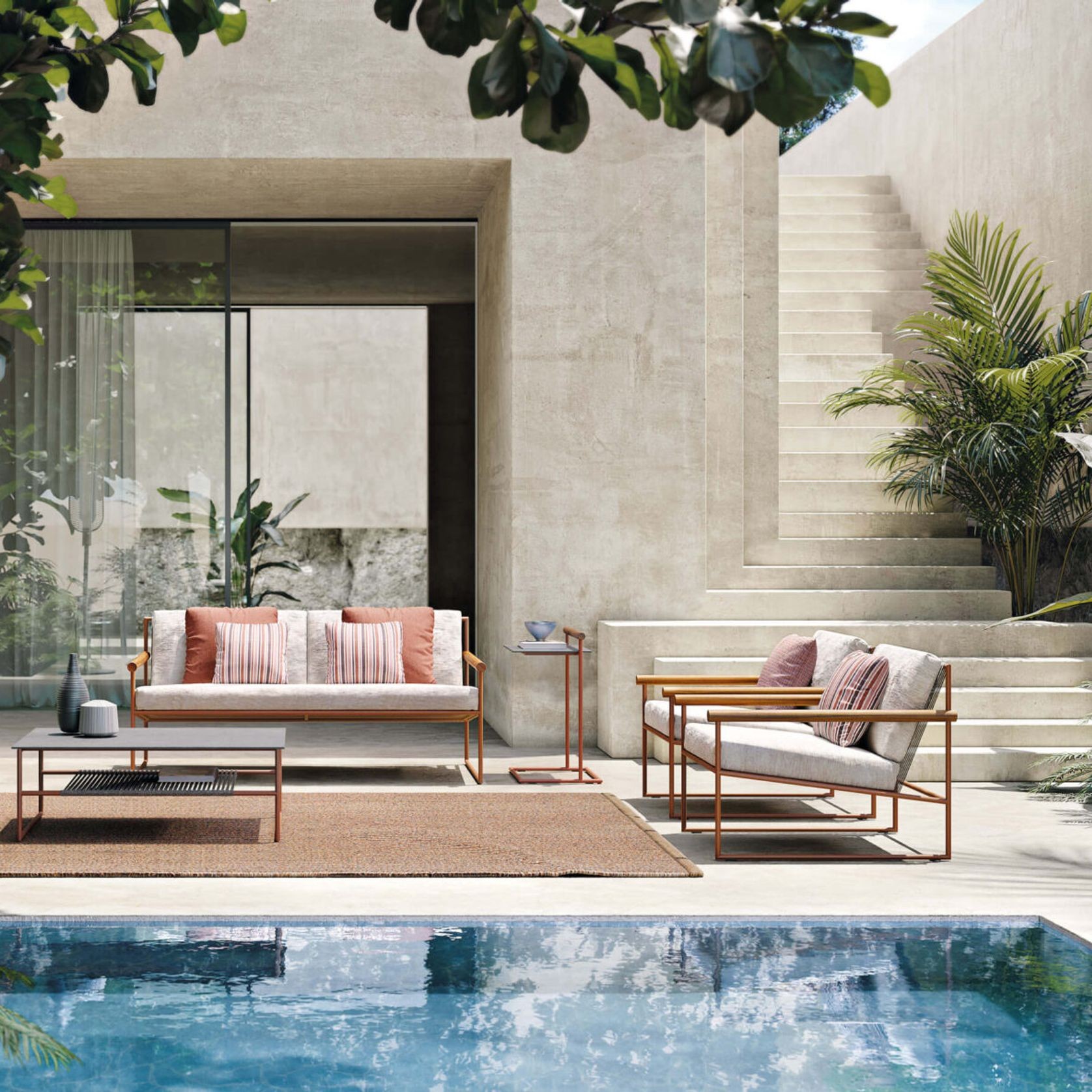 Pipe Outdoor 2 Seater Sofa by Atmosphera gallery detail image