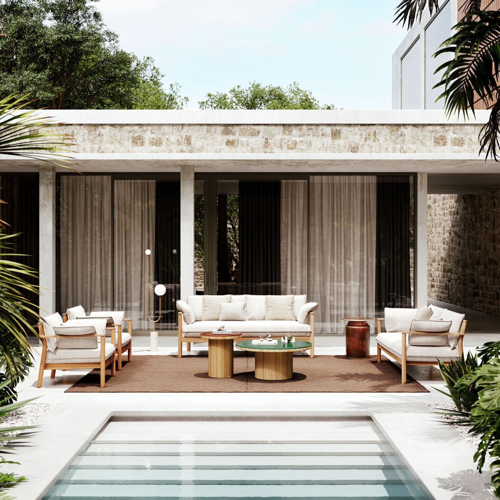 Panama Outdoor Sofa by Atmosphera gallery detail image