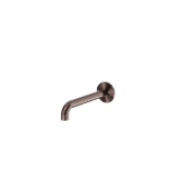 Serenity 185mm Wall Basin/Bath Set Spout only Brushed Bronze gallery detail image