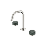 Serenity Basin Set Edge Spout With Verde Alpi Handle Brushed Nickel gallery detail image