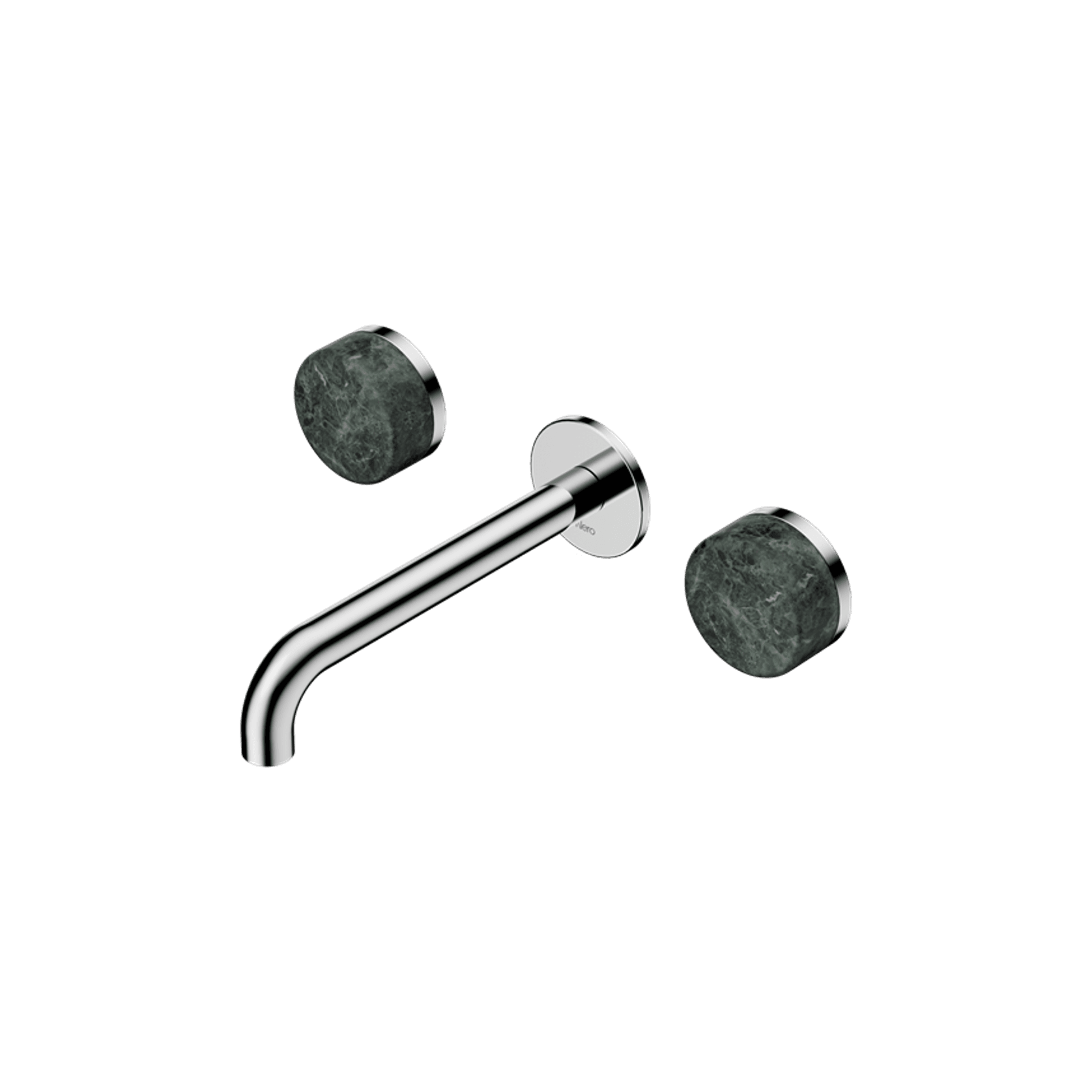 Serenity Wall Basin Set 185mm Spout With Verde Alpi Handle Chrome gallery detail image