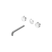 Serenity Wall Basin 185mm Spout + Arabescato Corchia Handle Chrome gallery detail image