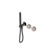 Serenity Shower System Rome Travertine Handle And Slim Shower Gun Metal gallery detail image