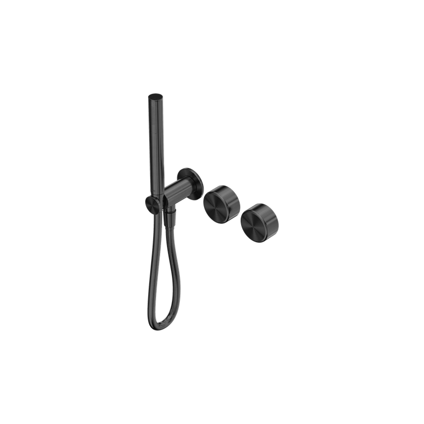 Serenity Shower System Metal Handle And Slim Shower Gun Metal gallery detail image
