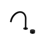 Serenity Bath/Kitchen Mixer Arc Spout Metal Handle Matte Black gallery detail image