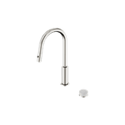 Serenity pull out kitchen Set Carrara Handle Brushed Nickel gallery detail image