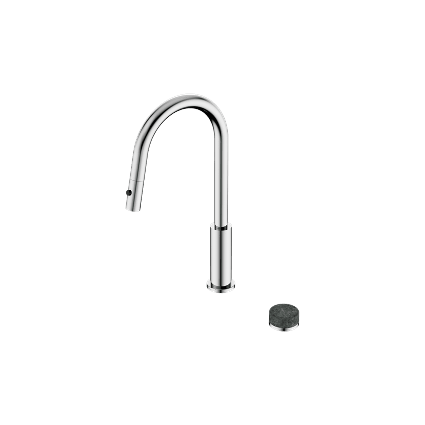 Serenity pull out kitchen Set Verde Alpi Handle Chrome gallery detail image